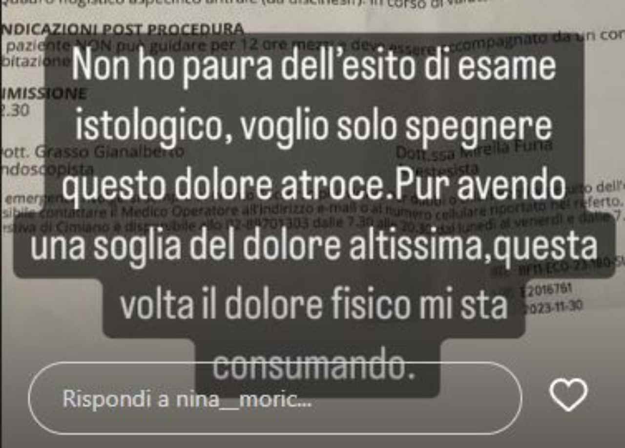 Nina Moric referto - www.cilentolive.com