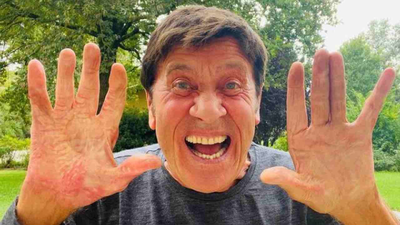 Gianni Morandi mani - www.cilentolive.com