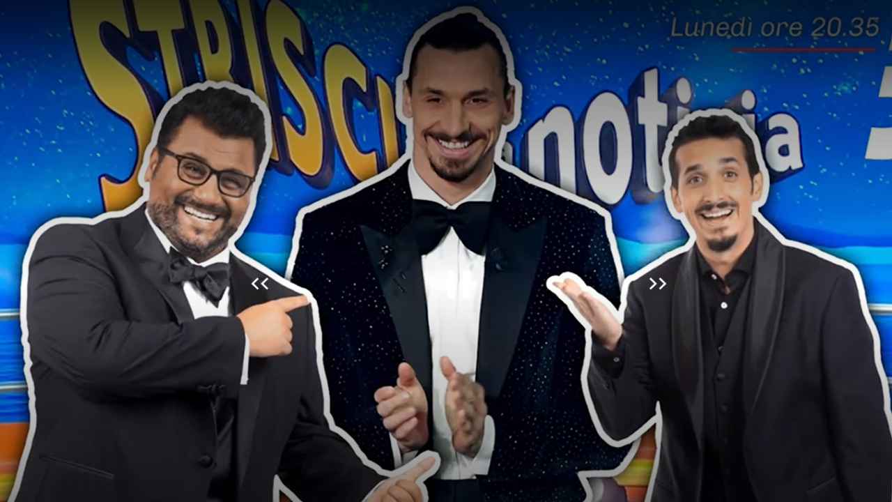 Ibra a Striscia la Notizia - www.cilentolive.com