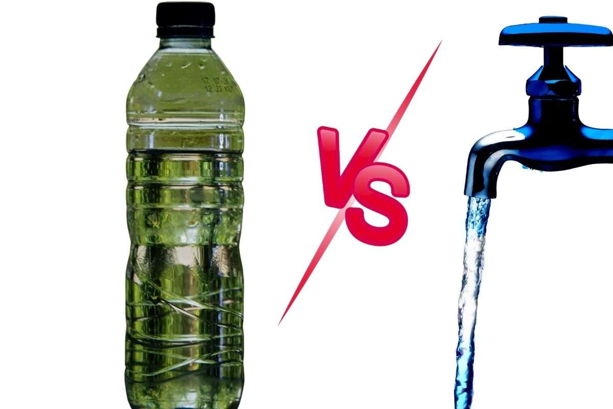 Acqua bottiglia e rubinetto differenza