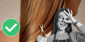 Parrucchiera segreto capelli puliti