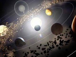 Grossa macchia bianca su un pianeta cos'è?