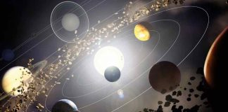 Grossa macchia bianca su un pianeta cos'è?