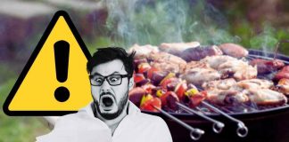 multa per barbecue in giardino