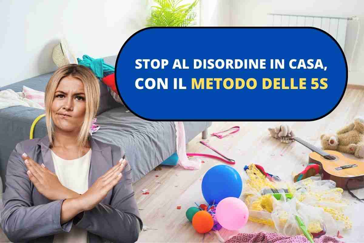 metodo delle 5S per ordinare casa